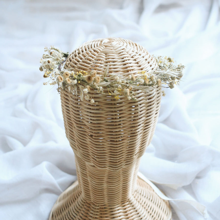 Dried Flower Crown Natural
